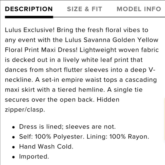 LAST CHANCE 🌹 Lulu’s Savana Golden Hour maxi dress - Picture 5 of 6